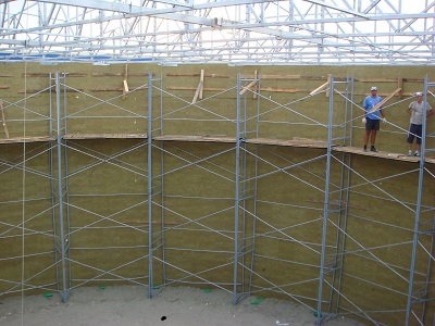 Insulation and heating of a modular tank