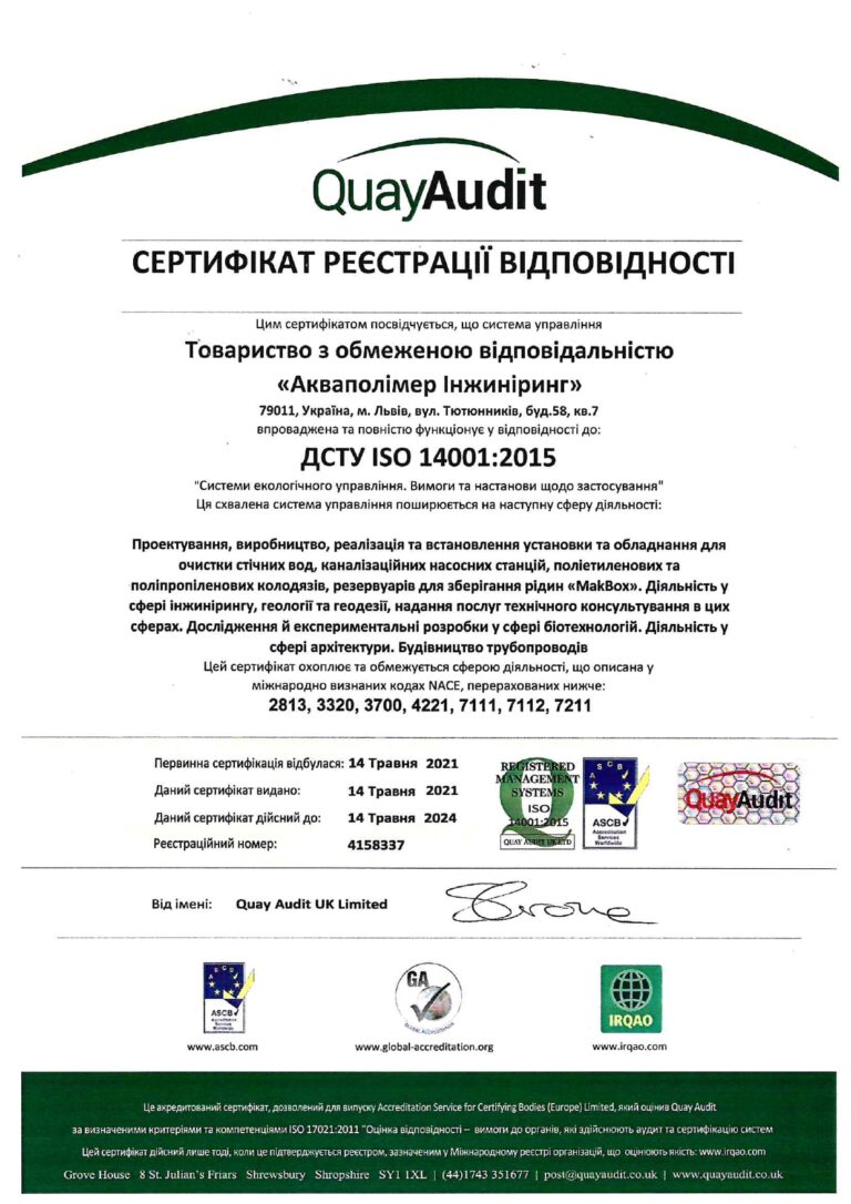 ДСТУ ISO 14001-2015 Системи екол. управ. Вимоги
