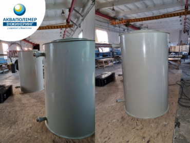 Production of two plastic water tanks with a volume of 1 m³, city of Lviv